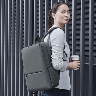 運動包小米同款經典商務雙肩包男女潮流時尚筆記本電腦包旅行大容量背包