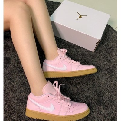 【正品】全新 Air Jordan 1 Low Pink Gum 粉紅 AJ1 dc0774-601