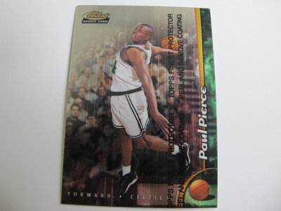~ Paul Pierce ~ 1999年Finest RC NBA球星/保羅·皮爾斯 金屬新人卡 Rookie