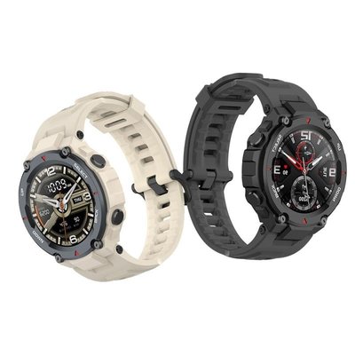 現貨熱銷-錶帶 手錶配件 替換錶帶 適用華米AMAZFIT T-Rex Pro霸王龍智能運動手錶trex pro硅膠錶帶