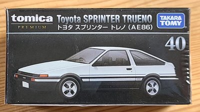 【絕版現貨】全新Tomica Premium多美小汽車No.40 Toyota Sprinter Trueno AE86