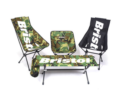 (收藏出清)F.C.Real Bristol HELINOX EMBLEM FOLDING BENCH