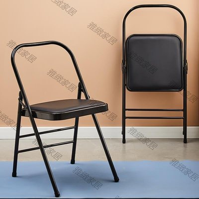 【熱賣精選】加厚款Yoga瑜伽椅艾揚格輔具專業瑜伽椅PU面折疊瑜珈輔助椅倒立凳簡易桌