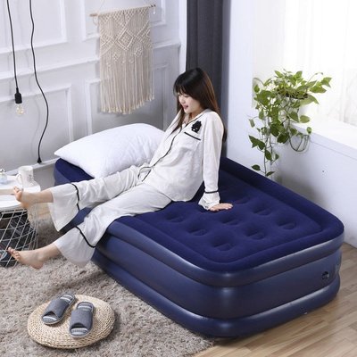 充氣床高檔雙層加厚氣墊單人氣墊床 戶外折疊氣床 家用雙人懶人床爆款