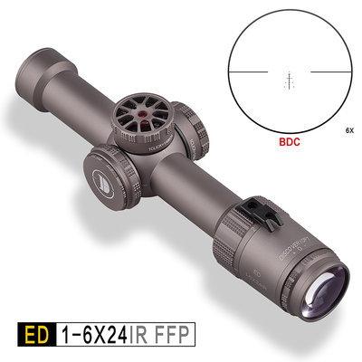 【BCS武器空間】DI 發現者ED 1-6X24IR BDC高抗震倍率短瞄/瞄準器/狙擊鏡-30mm筒身-DI5682