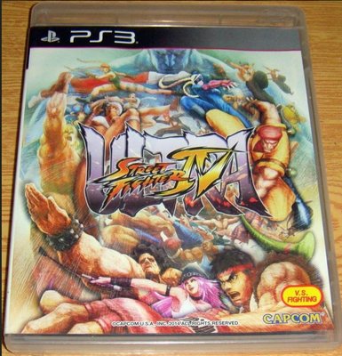 PS3（稀有品）終極快打旋風4 Ultra Street Fighter IV 日英文版 多國語言版