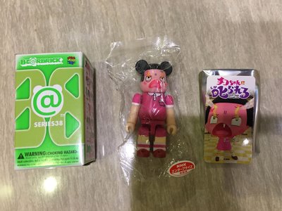 【TOYS】庫柏力克熊 BE@RBRICK 38 "CUTE" 100% 小智子 Chiko醬 透明袋未拆 附盒、卡