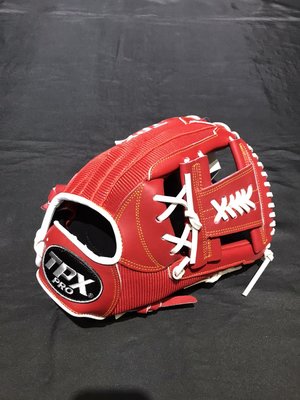 棒球世界全新LS路易斯威爾牛皮製棒壘球手套內野工字球檔 特價紅色