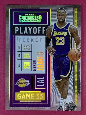 2020-21 Panini Contenders Ticket Silver LeBron James 138/249