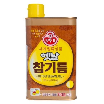 【愛零食】韓國 不倒翁 100%芝麻油 調味油 芝麻油 350ml