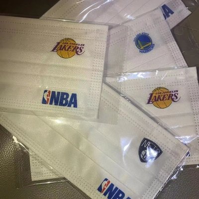 【公司貨-品質第一】NBA勇士隊口罩籃網湖人隊詹姆斯科比庫裏杜蘭特創義籃球潮款一次