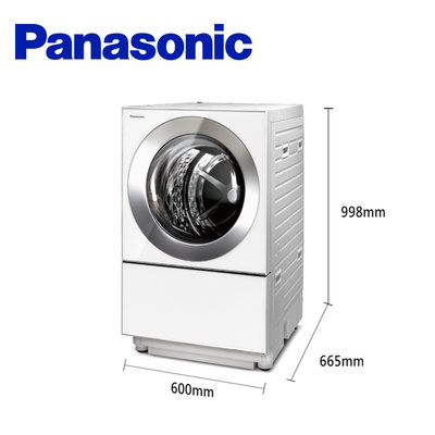 Panasonic 國際牌 NA-D106X3 10.5公斤 日本製 變頻滾筒式溫水洗脫烘洗衣機