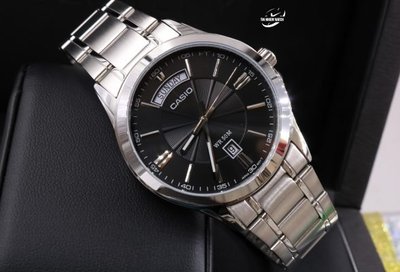 CASIO手錶公司貨簡潔時尚 MTP-1381D-1A 獨立日期顯示窗MTP-1381