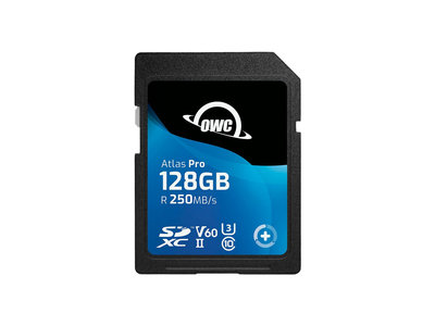 OWC Atlas Pro SDXC 128GB UHS-II V60 U3 記憶卡 SD 128G 讀250MB/s 寫130MB/s 公司貨