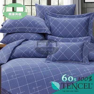 §同床共枕§TENCEL100%60支天絲萊賽爾纖維 雙人5x6.2尺 薄床包舖棉兩用被四件式組-亞爾弗