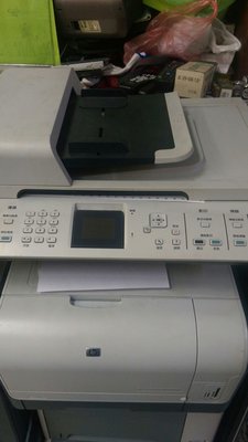 HP CM1312nfi MFP 網路雷射多功能事務機 傳真影印掃描列印(當零件機)