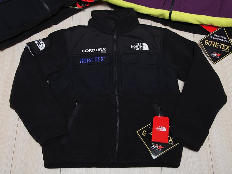 2018 Supreme The North Face Expedition Fleece Jacket 羊毛保暖黑