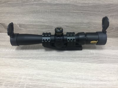 [雷鋒玩具模型]-SBEDAR 2-7 紅藍綠光狙擊鏡(GBB  折槍 喇叭彈 鉛彈)
