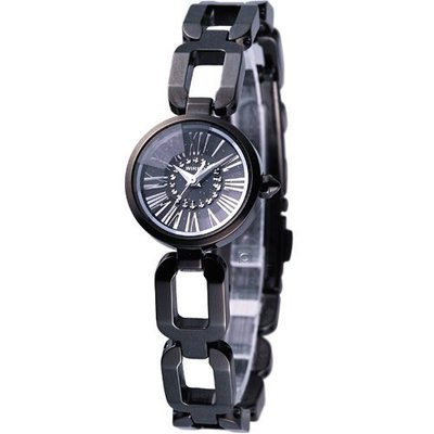 【寶時鐘錶】ALBA WIRED-F 星光璀璨時尚腕錶AC3T05X 全黑1N01-X117K