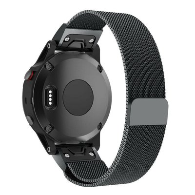 佳明 Watch Tactix Delta Descent Mkl MK2 錶帶 26mm 網狀金屬 磁吸環 替換 腕帶