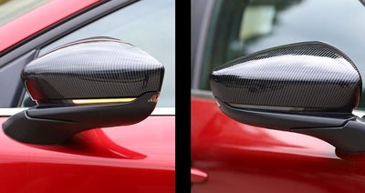 歐力車飾~馬自達 MAZDA 19-22年 4代 MAZDA3 馬3 後視鏡蓋 後視鏡殼 後視鏡罩 碳纖維紋路 替換式