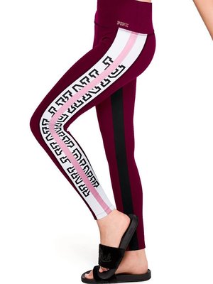 【iBuy瘋美國】正品 Victoria's Secret 維多利亞的秘密 PINK側邊LOGO瑜珈重訓壓縮長褲 XS