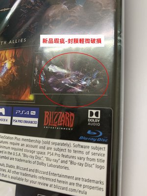 【新品瑕疵-外封膜破損】 PS4 暗黑破壞神 3：永恆之戰版 英文美版 Diablo III Eternal