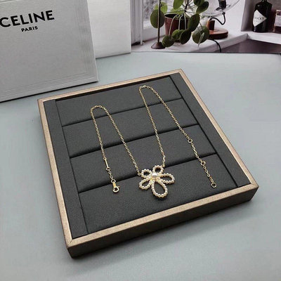 小Z代購#CELINE 珍珠頸鏈韓國is風簡約項鏈網紅氣質感