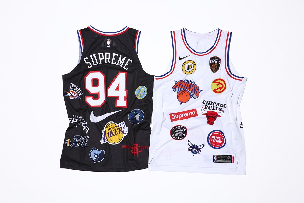 LimeLight Supreme x Nike x NBA Teams Basketball Jersey 球衣 