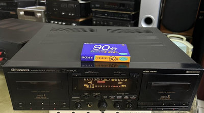 老楊音響 二手Pioneer CT-W840R中高階雙卡錄放音機 品相佳廉售