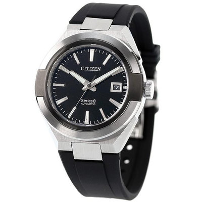 預購 CITIZEN Series8 NA1004-10E 星辰錶 41mm 機械錶 黑色面盤 藍寶石鏡面 黑色PU錶帶 男錶 女錶