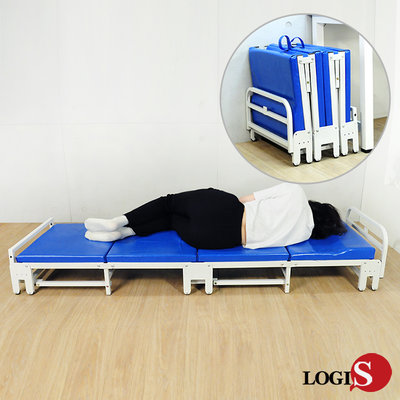 概念 易收納四折床 180*54CM 簡易便攜 午睡床 看護床 陪伴床 折疊床 單人床 TG-011