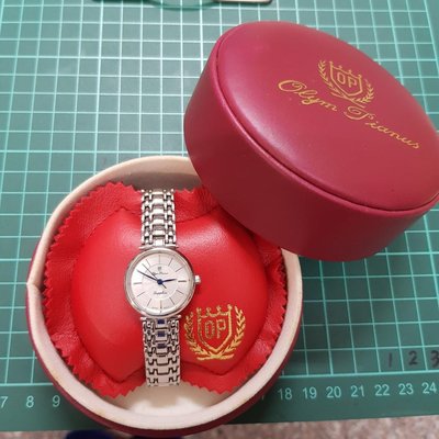 專櫃名錶 OP不銹鋼 女錶＆清晰 耐用 實心錶帶 錶徑23mm 高品質 手圍15cm  PA箱