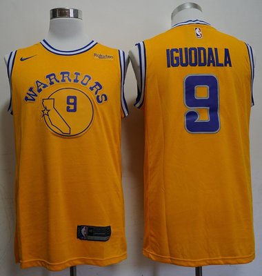 安德烈·伊古達拉（Andre Iguodala） NBA金州勇士隊 黃色 球衣 9號
