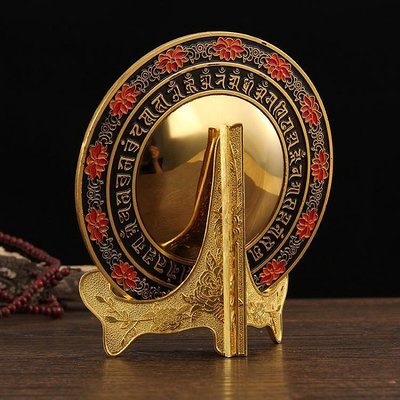 用品琺瑯彩準提鏡密宗準提佛母佛像藏傳法器母菩薩擺件銅合金