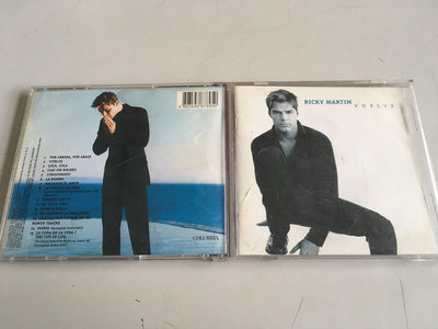 「環大回收」♻二手 CD 早期 封底瑕疵 刮傷【Ricky Martin Vuelve】正版專輯 中古光碟 音樂唱片 影音碟片 自售