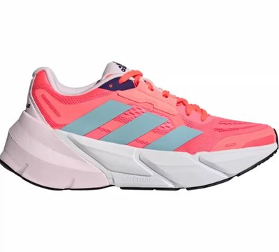 正品ADIDAS潮牌ADISTAR粉色透氣厚底增高女生運動鞋跑步鞋