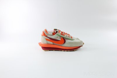 【IMPRESSION】Nike LDWaffle x sacai x CLOT Orange Blaze 現貨