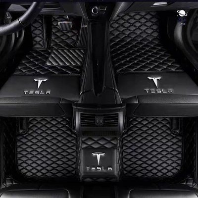特斯拉(TESLA )Model 3 Model S Model X等車型 加厚汽車全包圍 腳踏墊 腳墊 地墊 專車-水水旺旺百貨