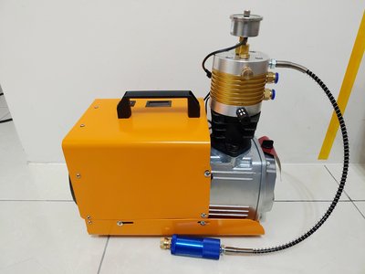 PCP 高壓 一體式單缸 氣泵 空壓機 電動打氣機 30Mpa 4500psi 可設定停機壓力 限量特價