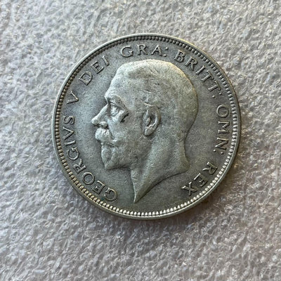好品相1935英國喬治五世半克朗銀幣15233
