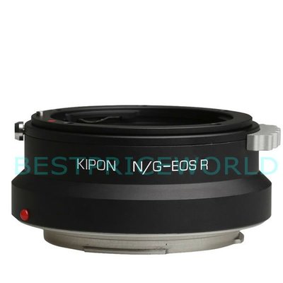 KIPON Nikon G AI F AF D AF-S自動鏡頭轉Canon EOS R RF RP相機身可調光圈轉接環