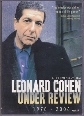 音樂居士新店#Leonard Cohen Under Review 1978-2006 萊昂納德&middot;科恩 紀錄片D9 DVD