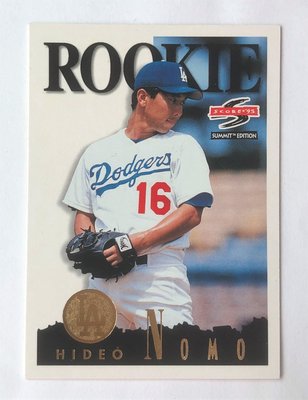 [MLB]1995 PINNACLE  野茂英雄 Hideo Nomo RC 棒球卡
