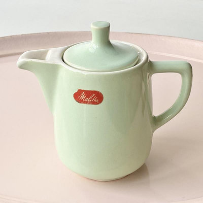 Melitta中古1950年代產淺薄荷綠咖啡壺