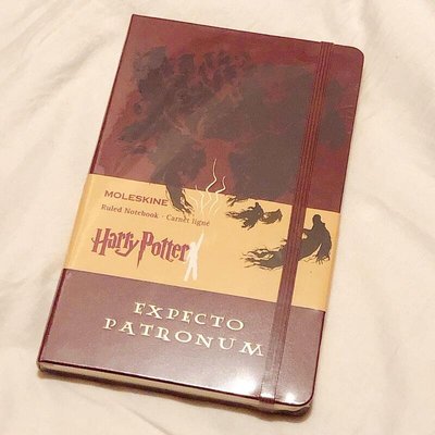 義大利 MOLESKINE Harry Potter哈利波特 硬殼筆記本橫線款-守護神咒(大型)無酸紙02852760