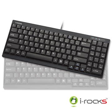 【S03 筑蒂資訊】i-Rocks KR6523 KR-6523 超薄迷你行動鍵盤 小鍵盤 剪刀腳鍵盤 黑色