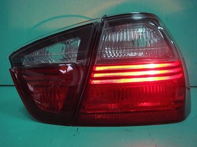 》傑暘國際車身部品《 尊榮獨享BMW E90 紅黑光柱型尾燈一組6500元
