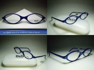 信義計劃 眼鏡 D&G 眼鏡 (DG, DOLCE & GABBANA) 義大利製 可配 高度數小框 橢圓框