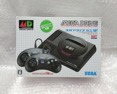 SEGA【現貨】 Mega Drive Mini W 迷你復刻版主機 雙手把控制器版 (迷你MD)　純日版 二手品